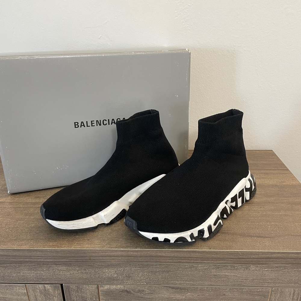 Balenciaga Women's Speed Graffiti Sneakers size 36